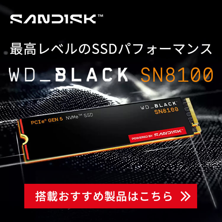 SANDISK 最高レベルのSSDパフォーマンス WD_BLACK SN8100